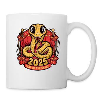 Année Chinoise 2025 Année du Serpent - Mug blanc - blanc - Droite