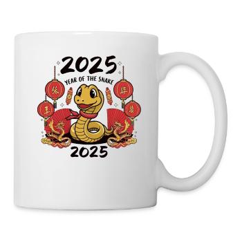 Année Chinoise 2025 Année du Serpent - Mug blanc - blanc - Droite