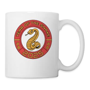 Année Chinoise 2025 Année du Serpent - Mug blanc - blanc - Droite