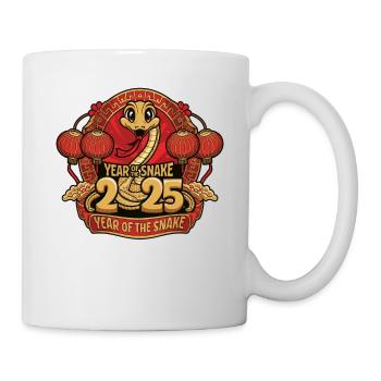 Année Chinoise 2025 Année du Serpent - Mug blanc - blanc - Droite