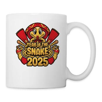 Année Chinoise 2025 Année du Serpent - Mug blanc - blanc - Droite