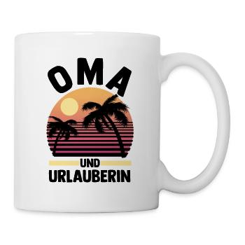 Vacancier Grand-mère Mamie - Mug blanc - blanc - Droite