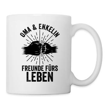 Grand-mère Petite-fille Grand-mère - Mug blanc - blanc - Droite