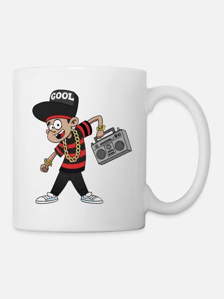 PUNK-MANN - Tasse - Weiß