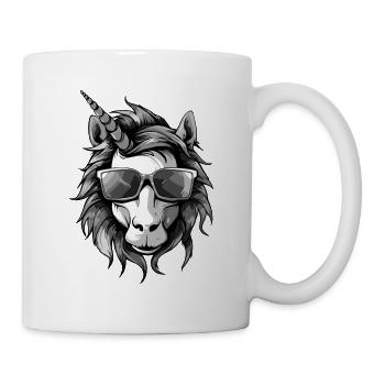 unicorn head - Mug - white - Right