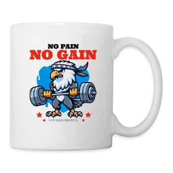 No Pain No Gain - Mug - white - Right