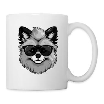 Pomeranian Dog Pomeranian Cool - Mug - white - Right