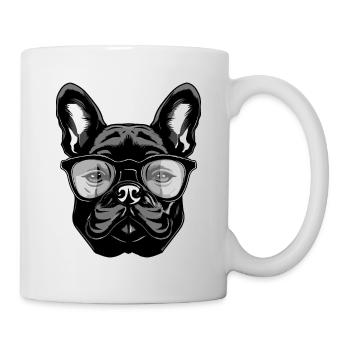 French Bulldog Dog Head - Mug - white - Right