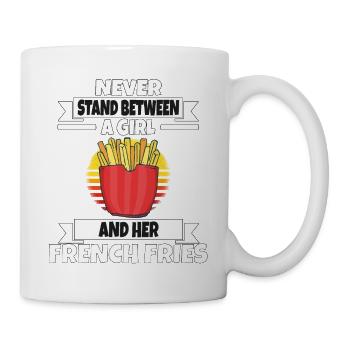 Frites drôles Frites drôles - Mug blanc - blanc - Droite
