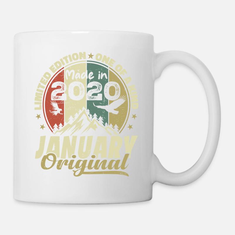Geburtstag Januar 2020 - Original Januar 2020 - Tasse - Weiß