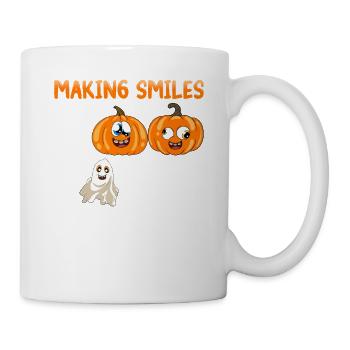 Zahnarzt Halloween Zahnarzthelferin - Tasse - Weiß - Rechts