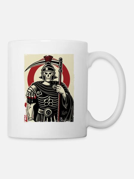 Römischer Sensemann Centurio - Tasse - Weiß