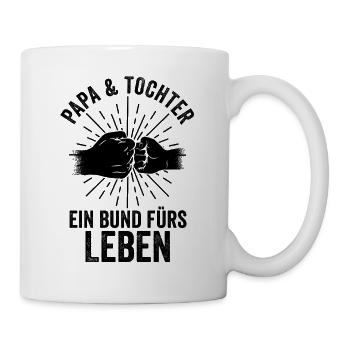 Father Dad And Daughter - Mug - white - Right