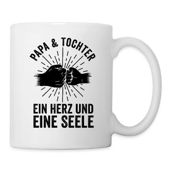 Father Dad And Daughter - Mug - white - Right