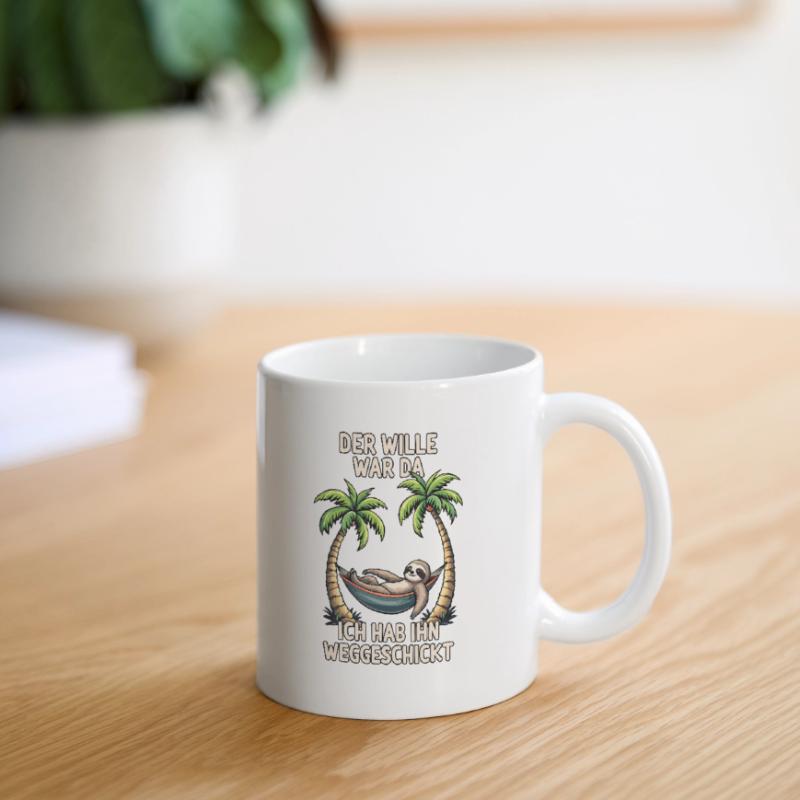 Sloth Saying Late Riser Statement Tired Office Mug