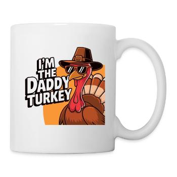 Papa Dinde Thanksgiving - Mug blanc - blanc - Droite