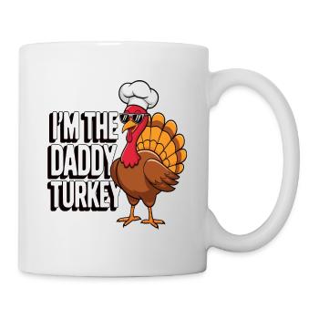 Papa Dinde Thanksgiving - Mug blanc - blanc - Droite