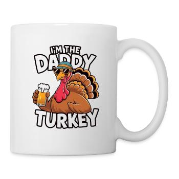 Papa Dinde Thanksgiving - Mug blanc - blanc - Droite