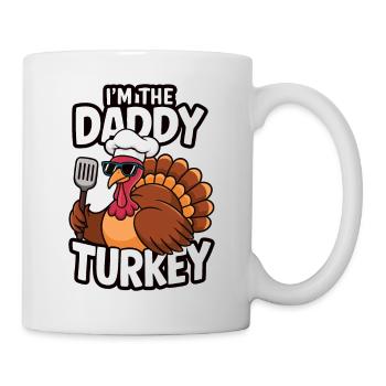 Papa Dinde Thanksgiving - Mug blanc - blanc - Droite