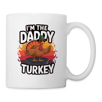 Papa Dinde Thanksgiving - Mug blanc - blanc - Droite