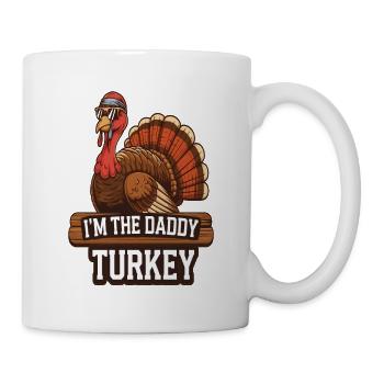 Papa Dinde Thanksgiving - Mug blanc - blanc - Droite
