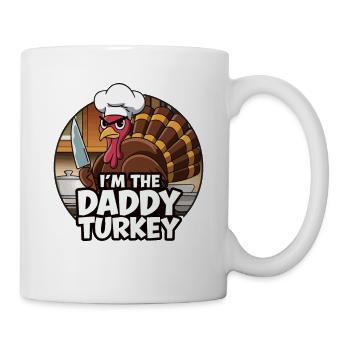 Papa Dinde Thanksgiving - Mug blanc - blanc - Droite