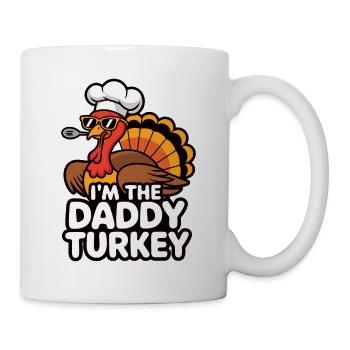 Papa Dinde Thanksgiving - Mug blanc - blanc - Droite