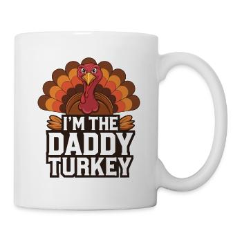 Papa Dinde Thanksgiving - Mug blanc - blanc - Droite