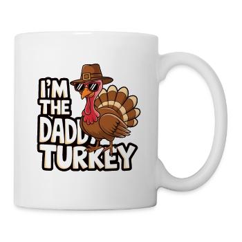 Papa Dinde Thanksgiving - Mug blanc - blanc - Droite