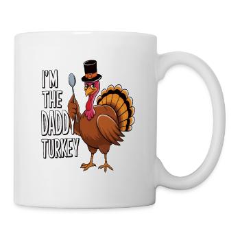 Papa Dinde Thanksgiving - Mug blanc - blanc - Droite