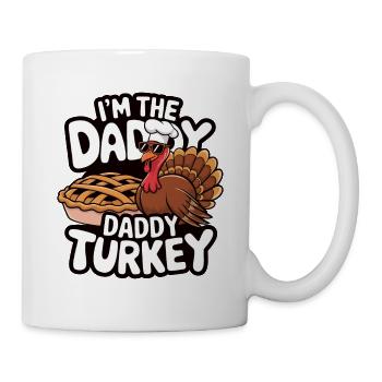 Papa Dinde Thanksgiving - Mug blanc - blanc - Droite