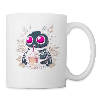 Mothman Bubble Tea - Tasse - Weiß - Rechts