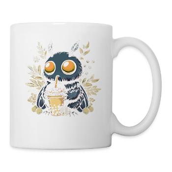 Mothman Bubble Tea - Tasse - Weiß - Rechts