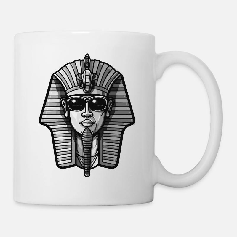Pharaon mort Hipster Cool Party - Mug blanc - blanc