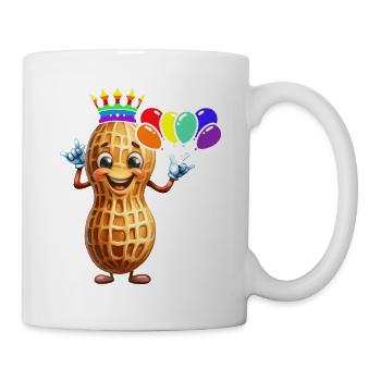 LGBT Peanut Birthday Peanuts Balloons - Mug - white - Right