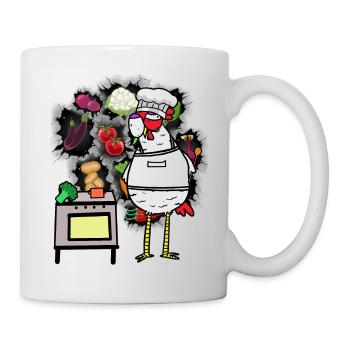Chicken Cook Cooks Cook - Mug - white - Right