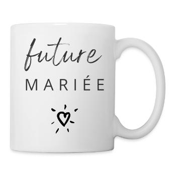 Future mariée - Mug blanc - blanc - Droite