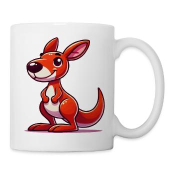 kangourou - Mug blanc - blanc - Droite