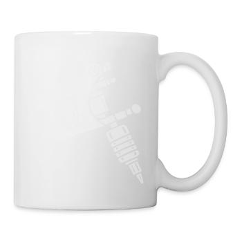Tattoo Maschine - Tasse - Weiß - Rechts