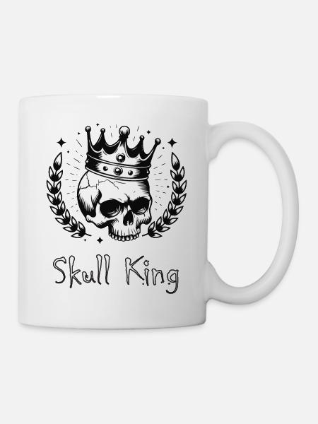 SCHÄDEL - Tasse - Weiß