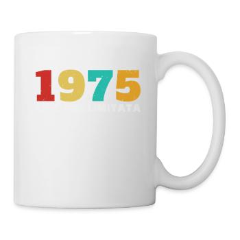1975 Vintage Retro Anniversary - Mug - white - Right