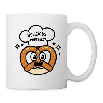LECKERE PREZELS - Tasse - Weiß - Rechts