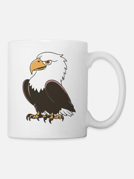 MAJESTÄTISCHER FLUG - Tasse - Weiß