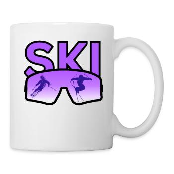 Ski - Mug blanc - blanc - Droite