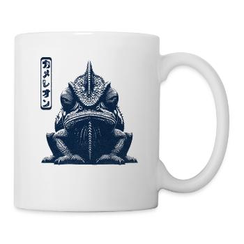 Grumpy Chameleon - Mug - white - Right