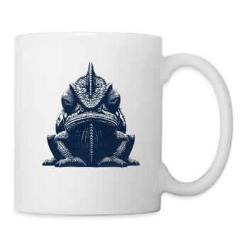 Grumpy chameleon - Mug - white - Right