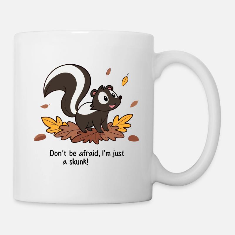 HAB KEINE ANGST, ICH BIN NUR EIN STINKTIER - Tasse - Weiß