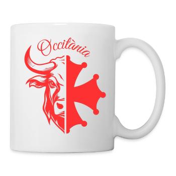 OCCITÀNIA TAUREAU - Mug blanc - blanc - Droite