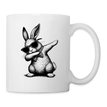 Lapin de danse Floss - Mug blanc - blanc - Droite
