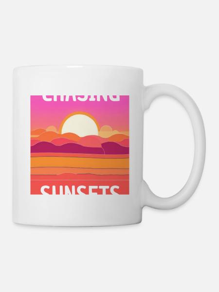 SUNSET DESIGN - Mug - white